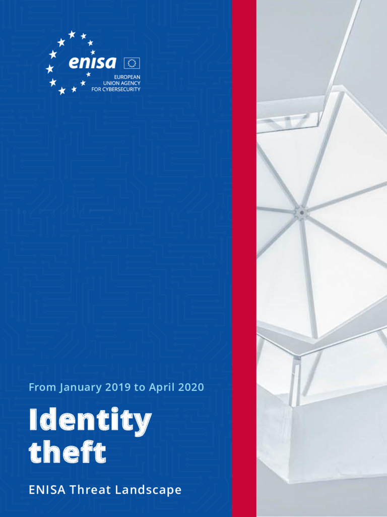 enisa threat landscape 2020 identity theft