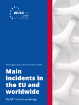 enisa threat landscape 2020 main incidents