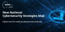 New National Cybersecurity Strategies map - visual with futuristic background