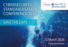 Cybersecurity Standardisation Conference 2026 - Save the date visual