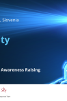1st Cybersecurity Awareness Raising Conference  promotiomal visual l